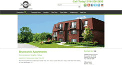 Desktop Screenshot of apartmentsatbrunswick.com
