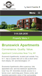 Mobile Screenshot of apartmentsatbrunswick.com