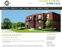 Tablet Screenshot of apartmentsatbrunswick.com
